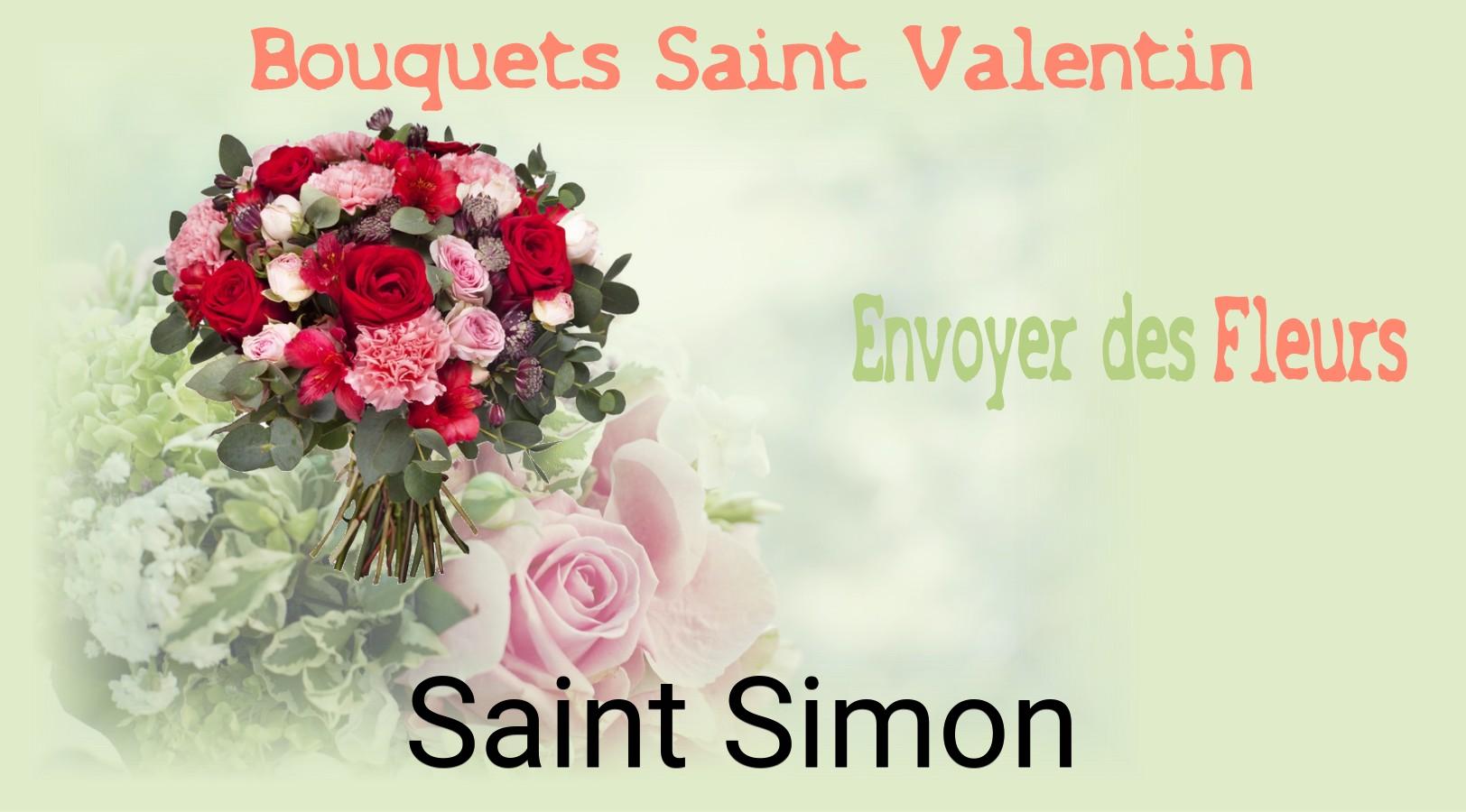 Roses de Saint-Valentin livrées à Saint-Simon